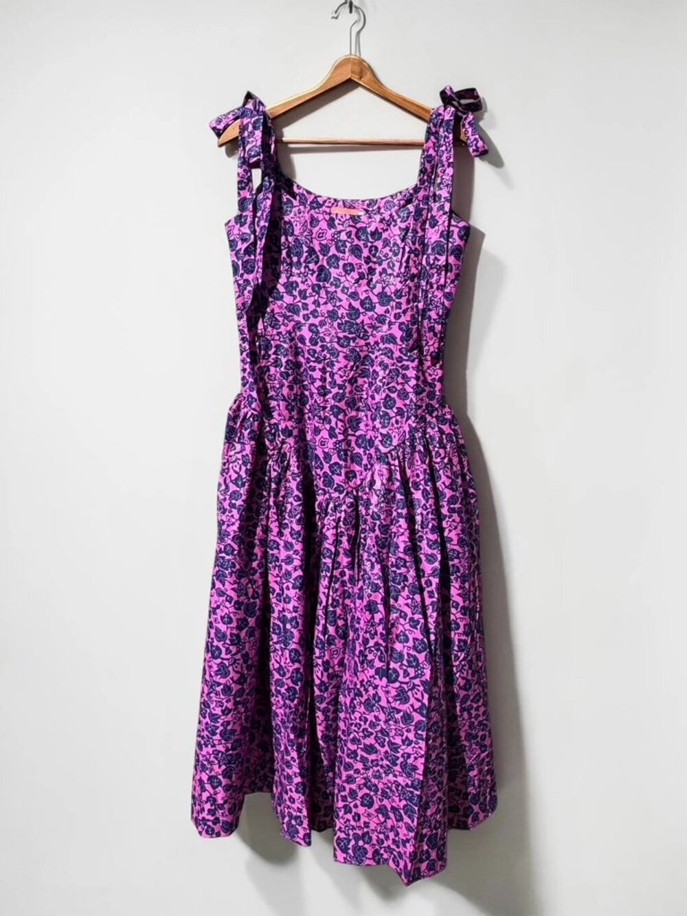 Elisamama Mofe Midi Dress - size M - cotton - made in Nigeria -